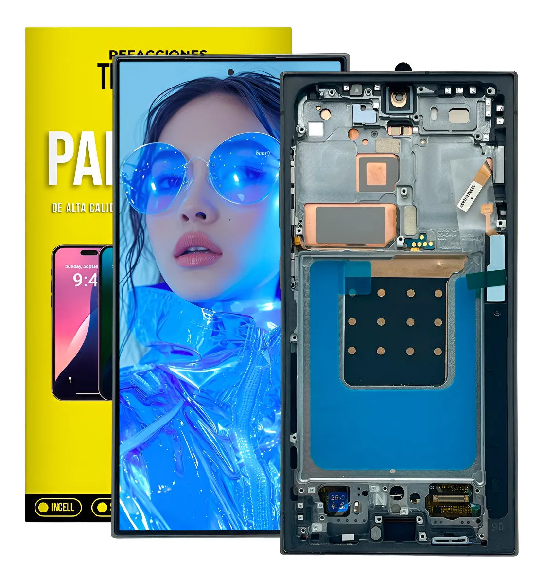 Pantalla con Marco para Samsung S24 Ultra S918B (Oled)