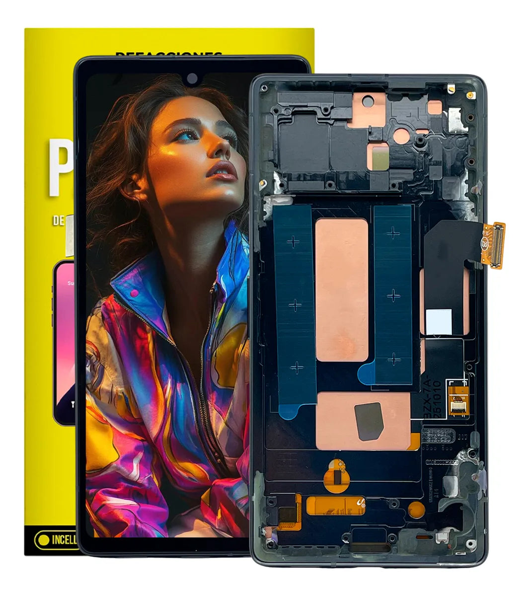 Pantalla compatible con Google Pixel 7A GWKK3 con Marco (Oled)