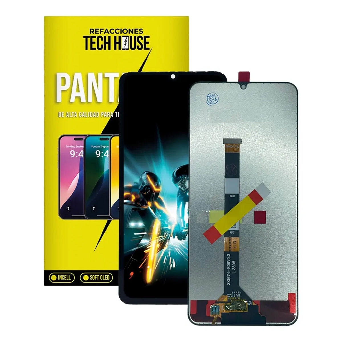 Pantalla OLED compatible con Realme Note 50