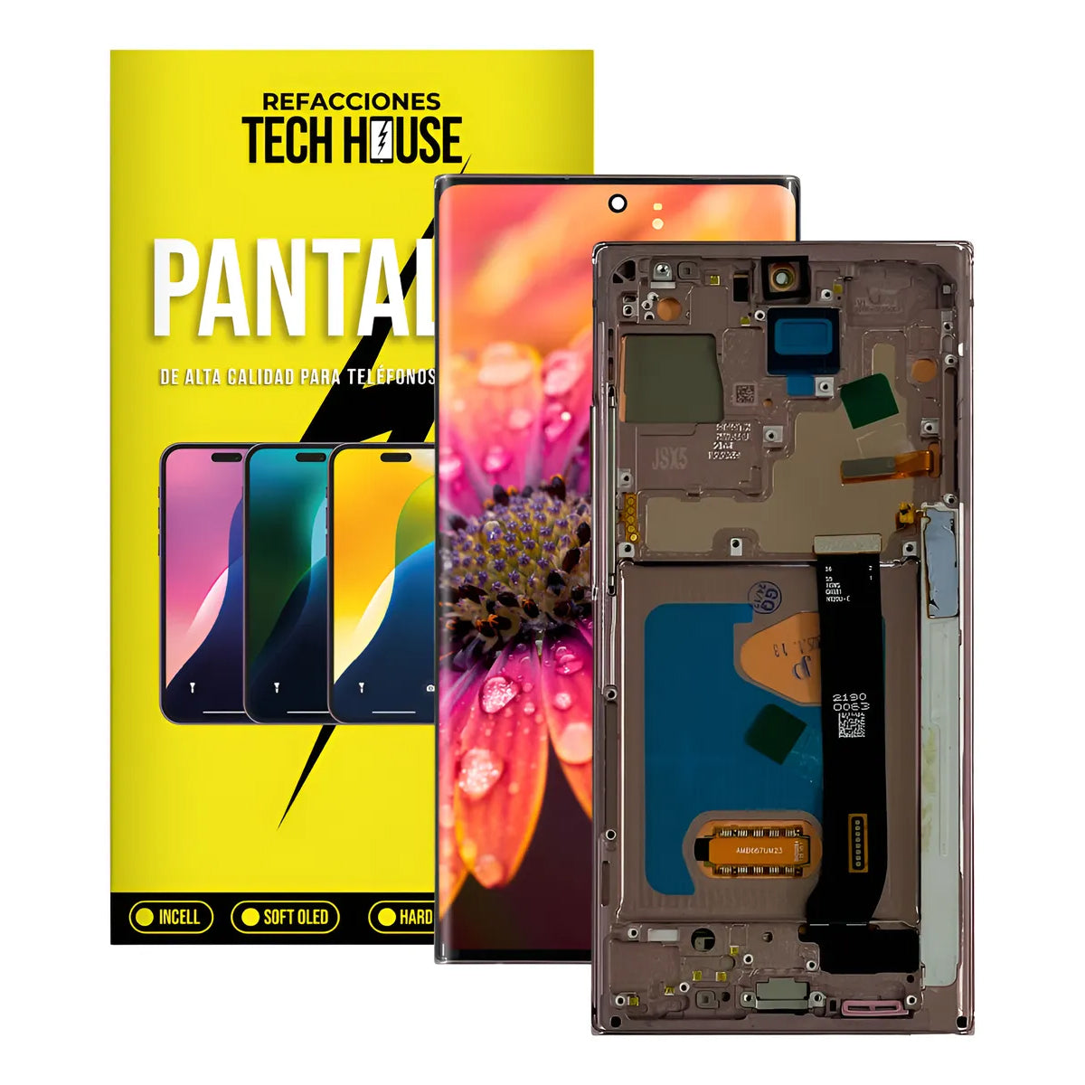 Pantalla SK OLED con Marco compatible con Samsung Galaxy Note 20 Ultra 4G / 5G