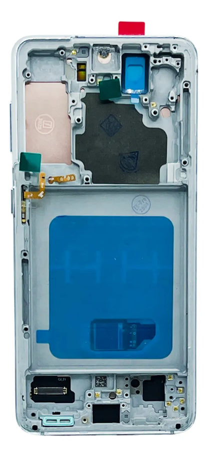 Pantalla con Marco compatible con Samsung Galaxy S21 4G/5G