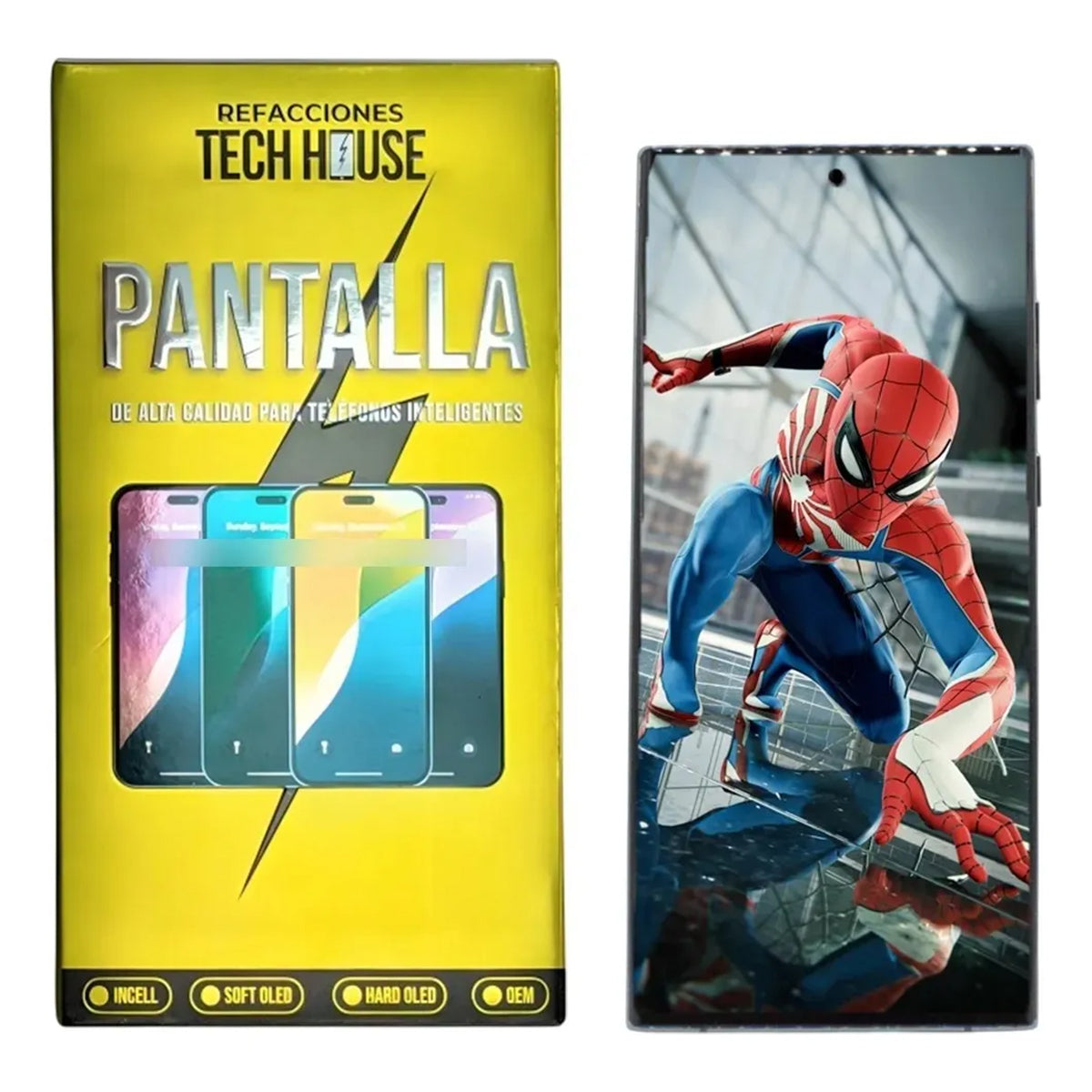 Pantalla OLED con Marco compatible con Samsung Galaxy S22 Ultra 5G (S908U/U1)