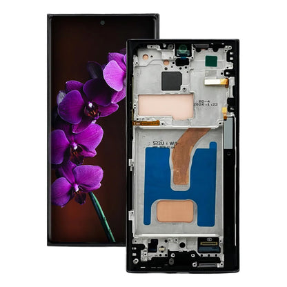 Pantalla compatible con Samsung Galaxy S22 Ultra con Marco