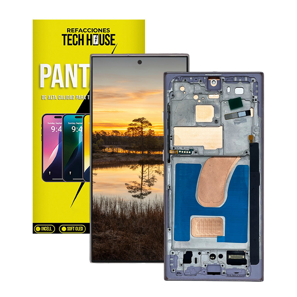Pantalla Samsung Galaxy S23 Ultra (S918) – Calidad Incell con Marco