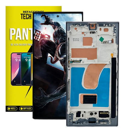 Pantalla con Marco compatible con Samsung S23 Ultra