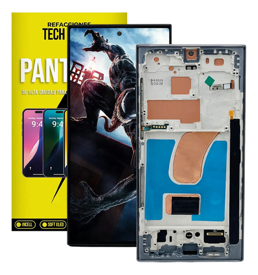 Pantalla con Marco compatible con Samsung S23 Ultra