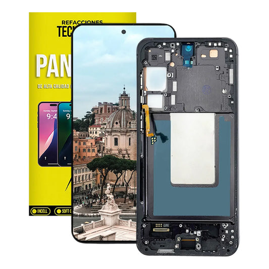 Pantalla con Marco compatible con Samsung Galaxy S24 Plus