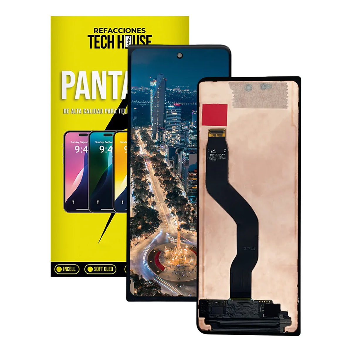 Pantalla compatible con Samsung Galaxy Z Fold 5