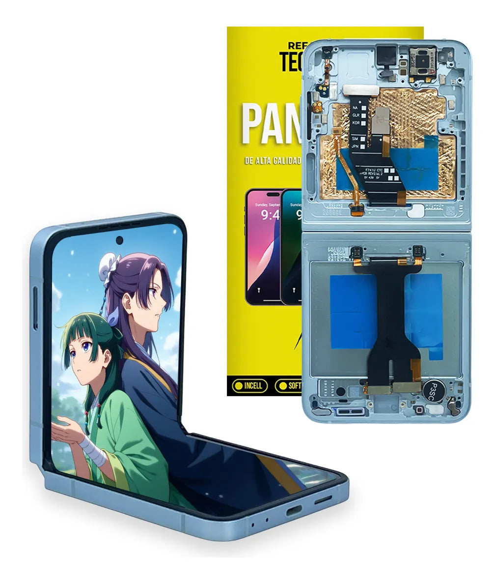 Pantalla compatible con Samsung Z Flip 6 con Marco (Amoled)