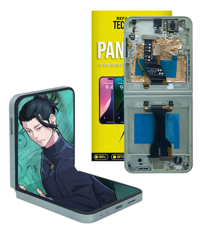 Pantalla compatible con Samsung Z Flip 6 con Marco (Amoled)