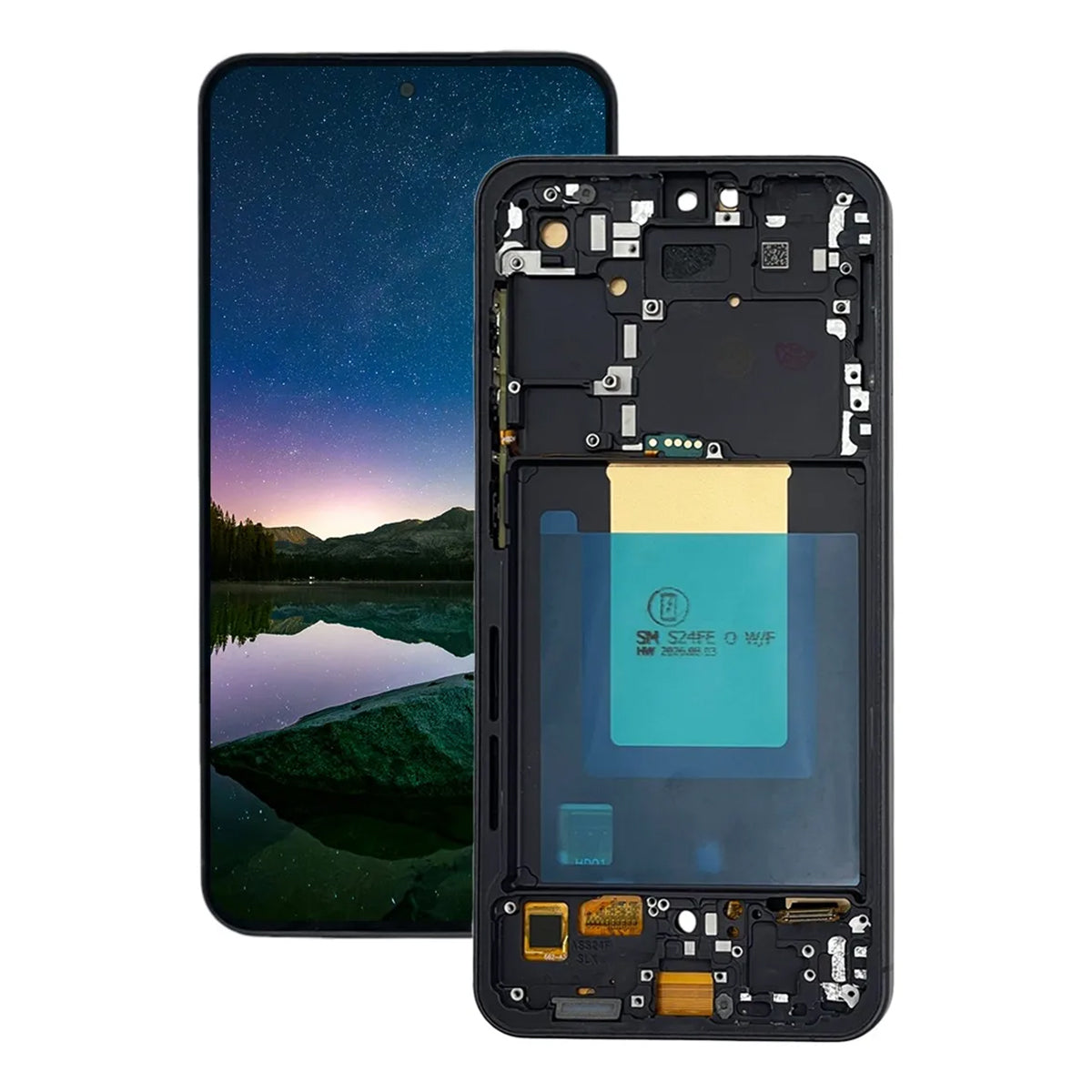 Pantalla compatible con Samsung Galaxy S24 FE con Marco