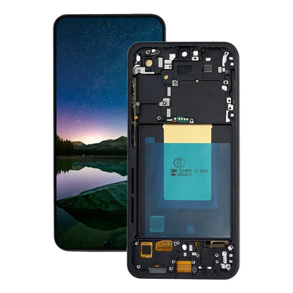 Pantalla compatible con Samsung Galaxy S24 FE con Marco