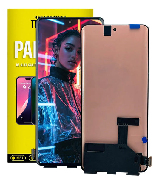 Pantalla compatible con Vivo X70 Pro V2134A Amoled - Negro