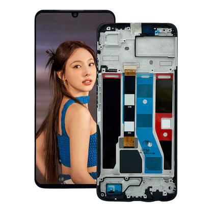 Pantalla con Marco compatible con Realme Note 50