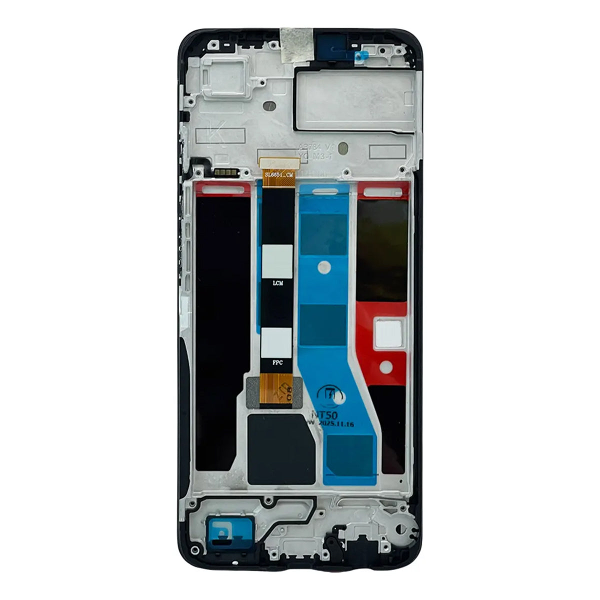 Pantalla con Marco compatible con Realme Note 50