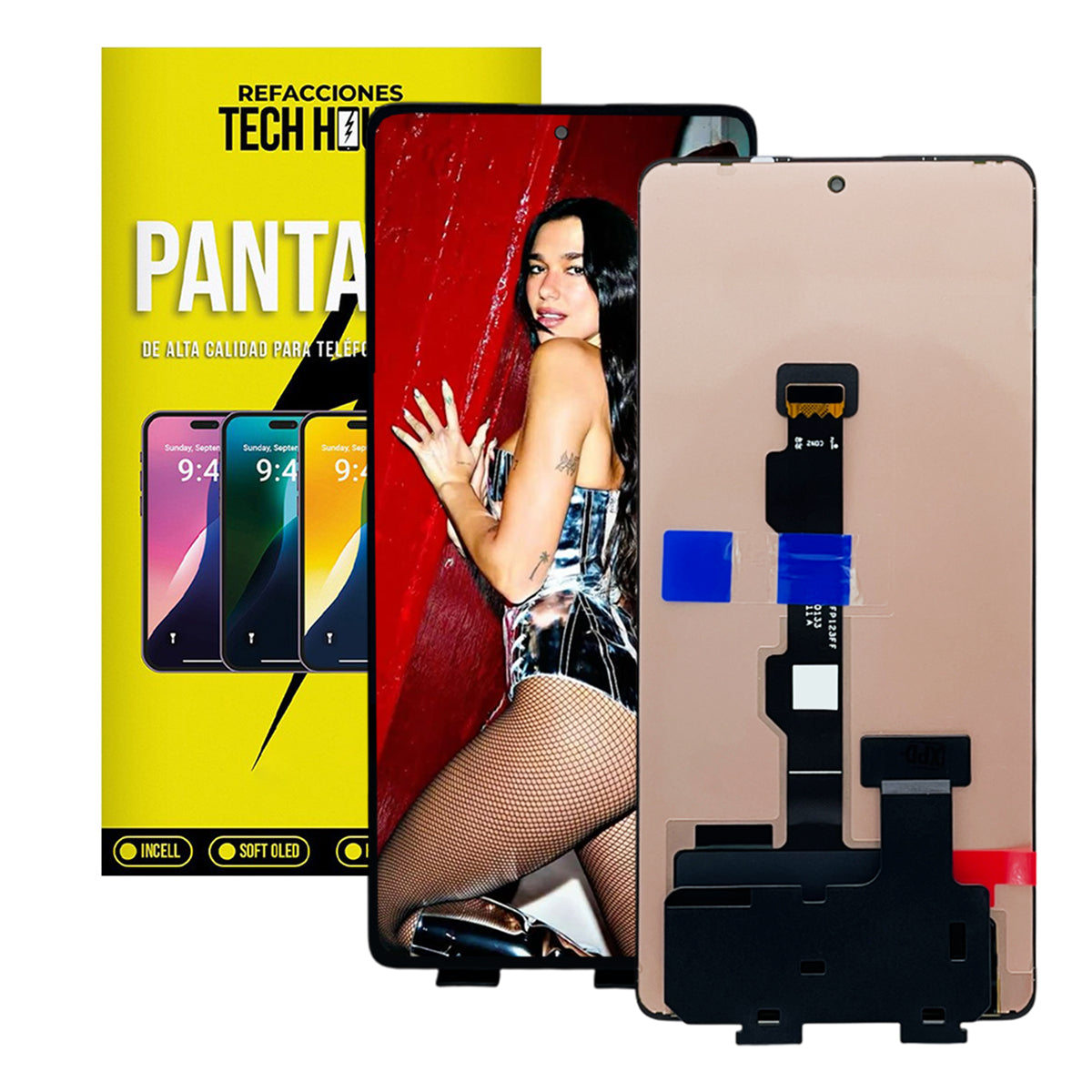 Pantalla AMOLED compatible con Xiaomi POCO M6 Pro / Redmi Note 13 Pro 4G