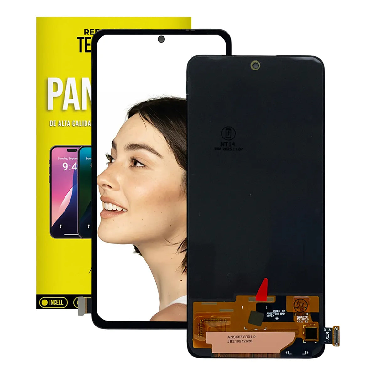 Pantalla OLED compatible con Xiaomi Redmi Note 14 (4G / 5G)