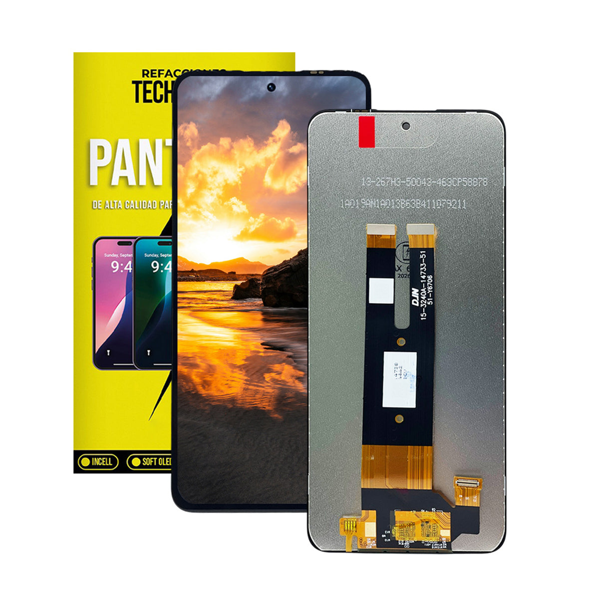 Pantalla AMOLED compatible con ZTE Axon 60