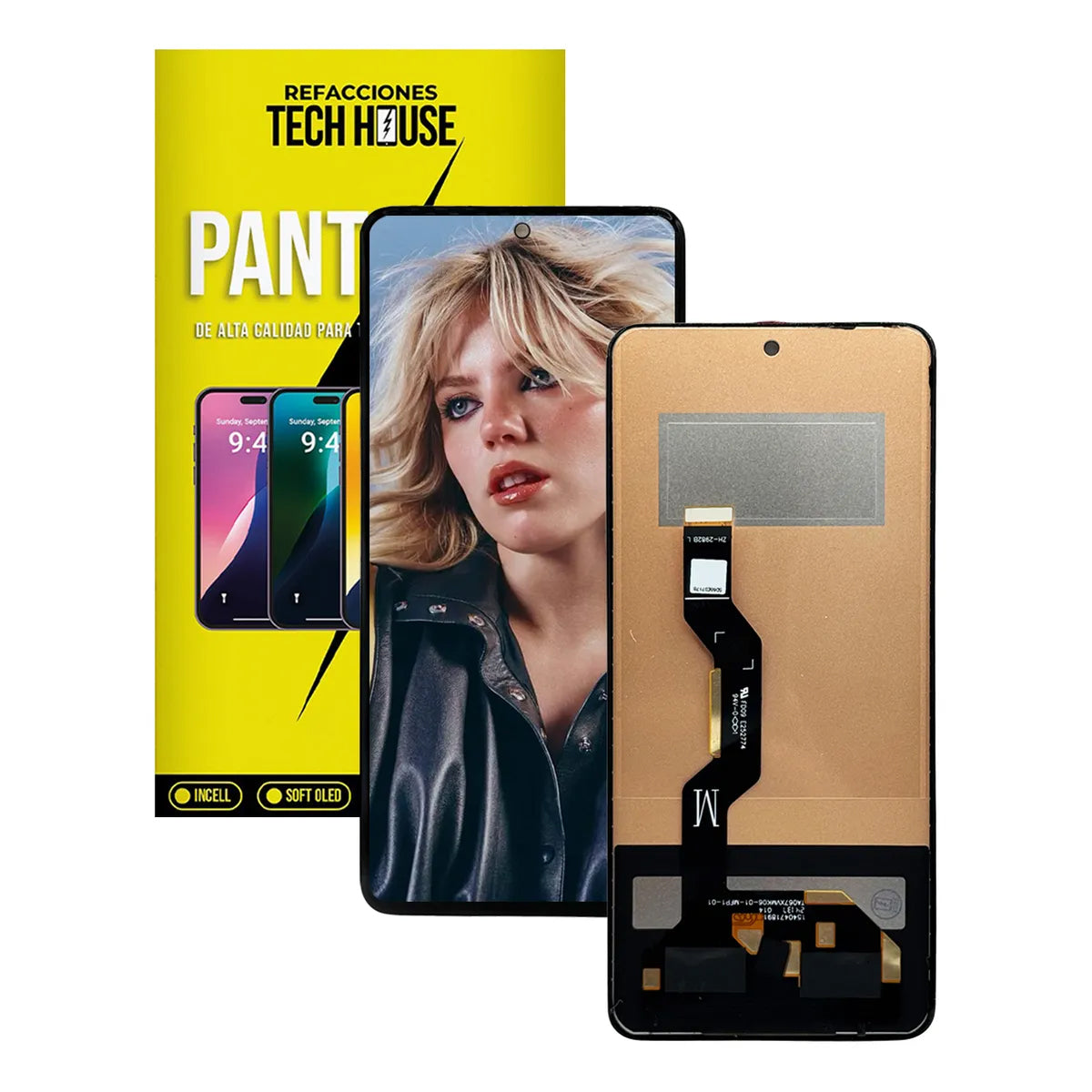 Pantalla Incell HD compatible con Moto Edge 50 Fusion
