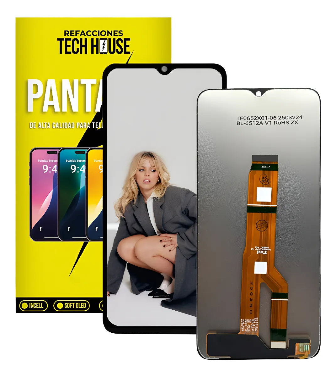 Pantalla compatible con Huawei Honor X6A WDY-LX1 Incell