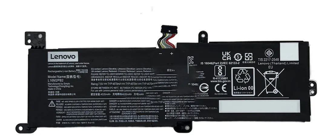 Batería compatible con Lenovo 5000 520-15IKBR Mod. L16M2PB2