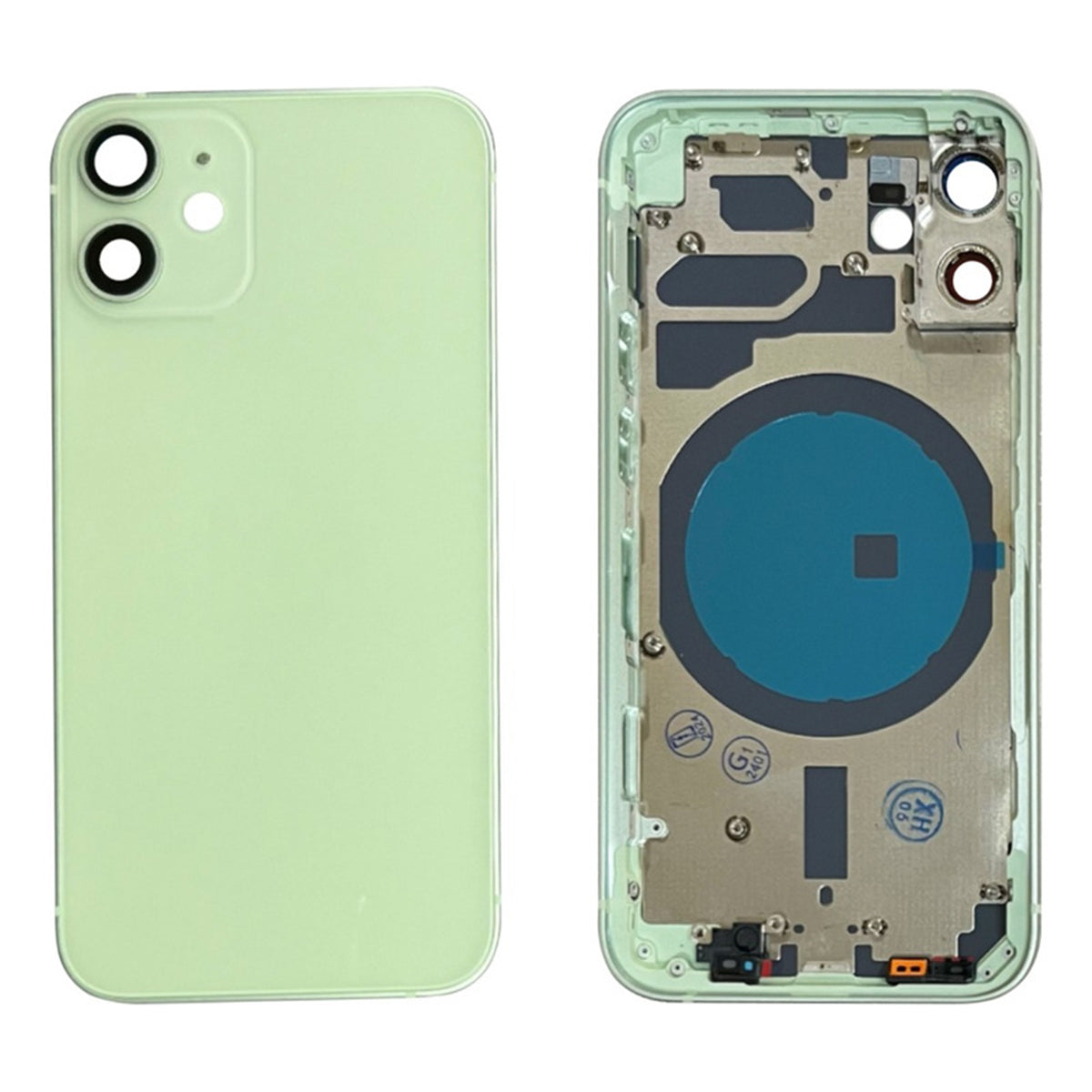 Carcasa completa para iPhone 12 Mini (5.4") – Verde Esmeralda