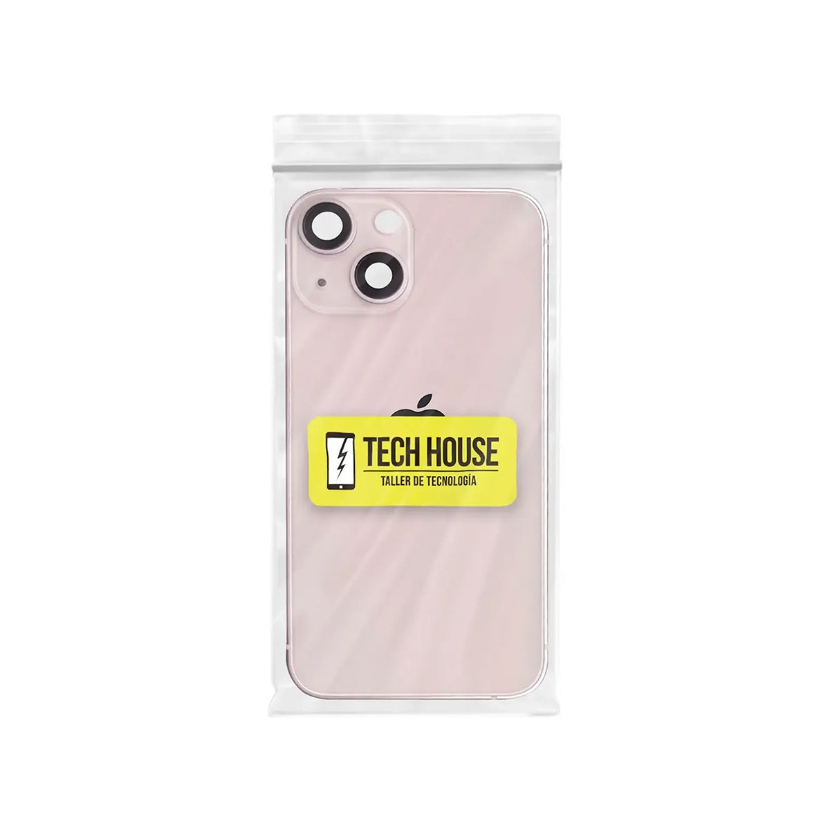 Carcasa chasis iPhone 13 Mini rosa - detalle