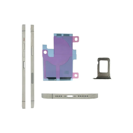 Carcasa chasis iPhone 13 Pro Max plata - detalle