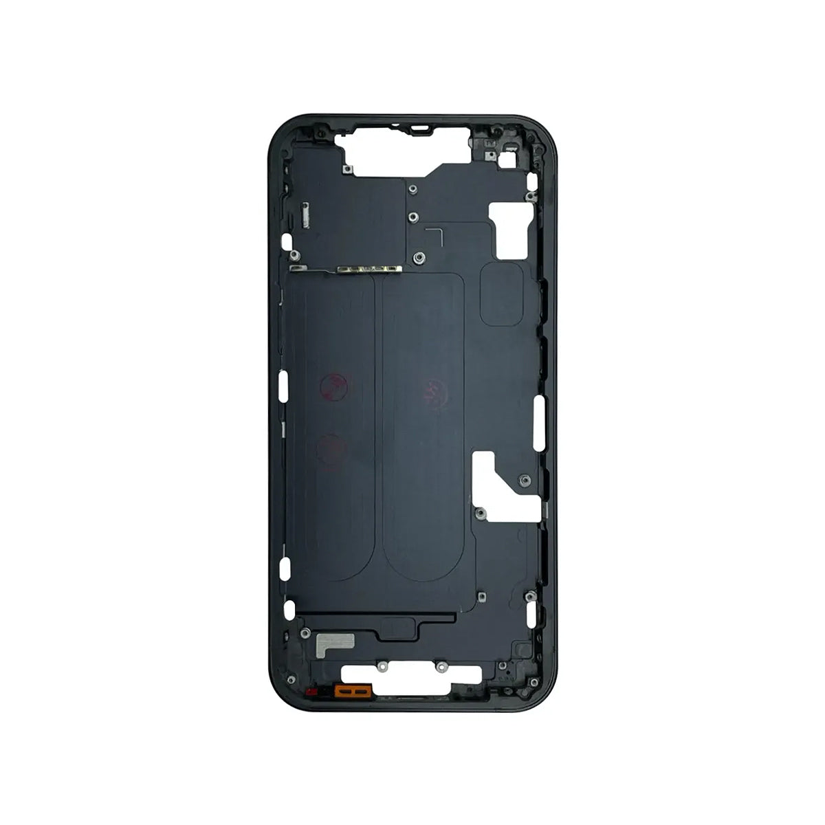 Marco chasis iPhone 14 negro - detalle
