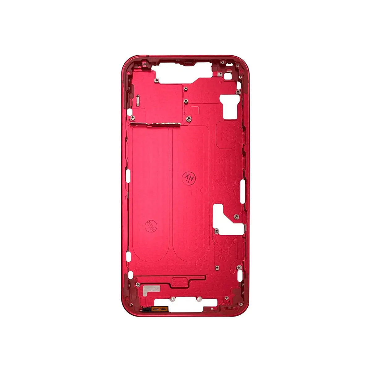 Marco chasis iPhone 14 rojo