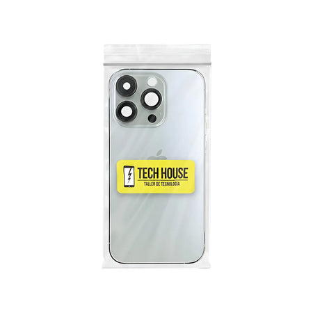Carcasa chasis con flexores iPhone 14 Pro plateada