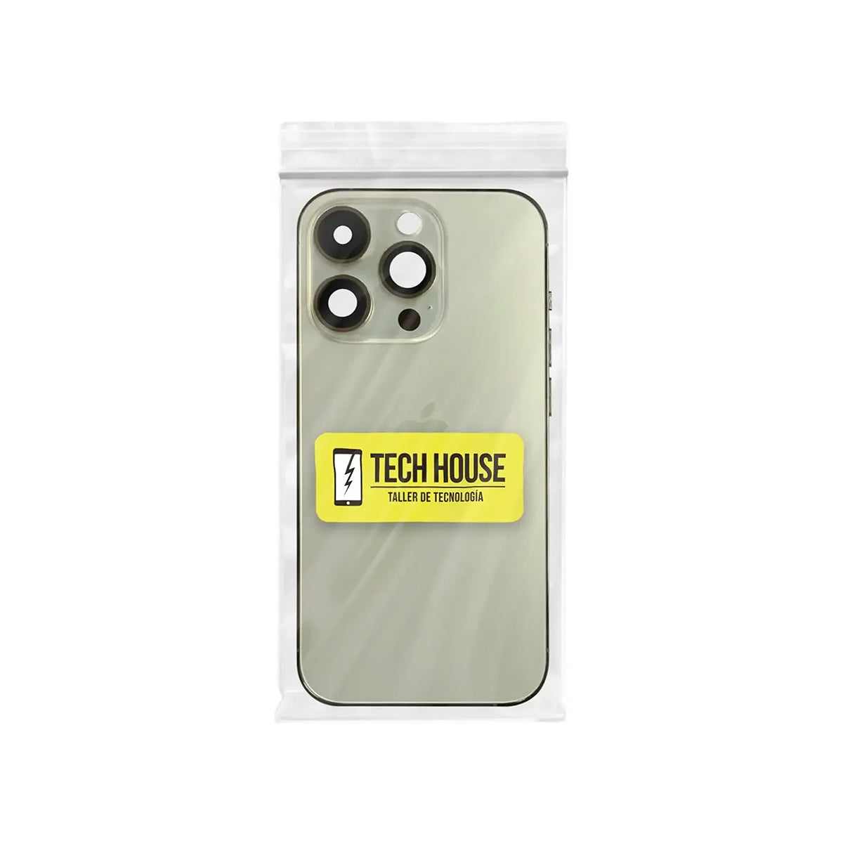 Carcasa chasis con flexores iPhone 14 Pro dorada