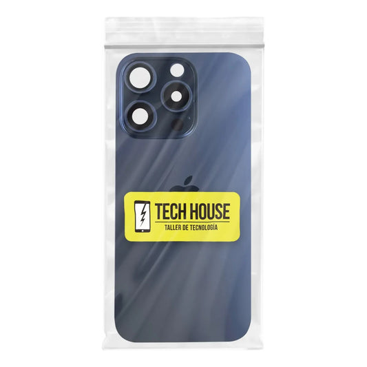 Tapa Trasera para iPhone 15 Pro + Cristal + Brackets