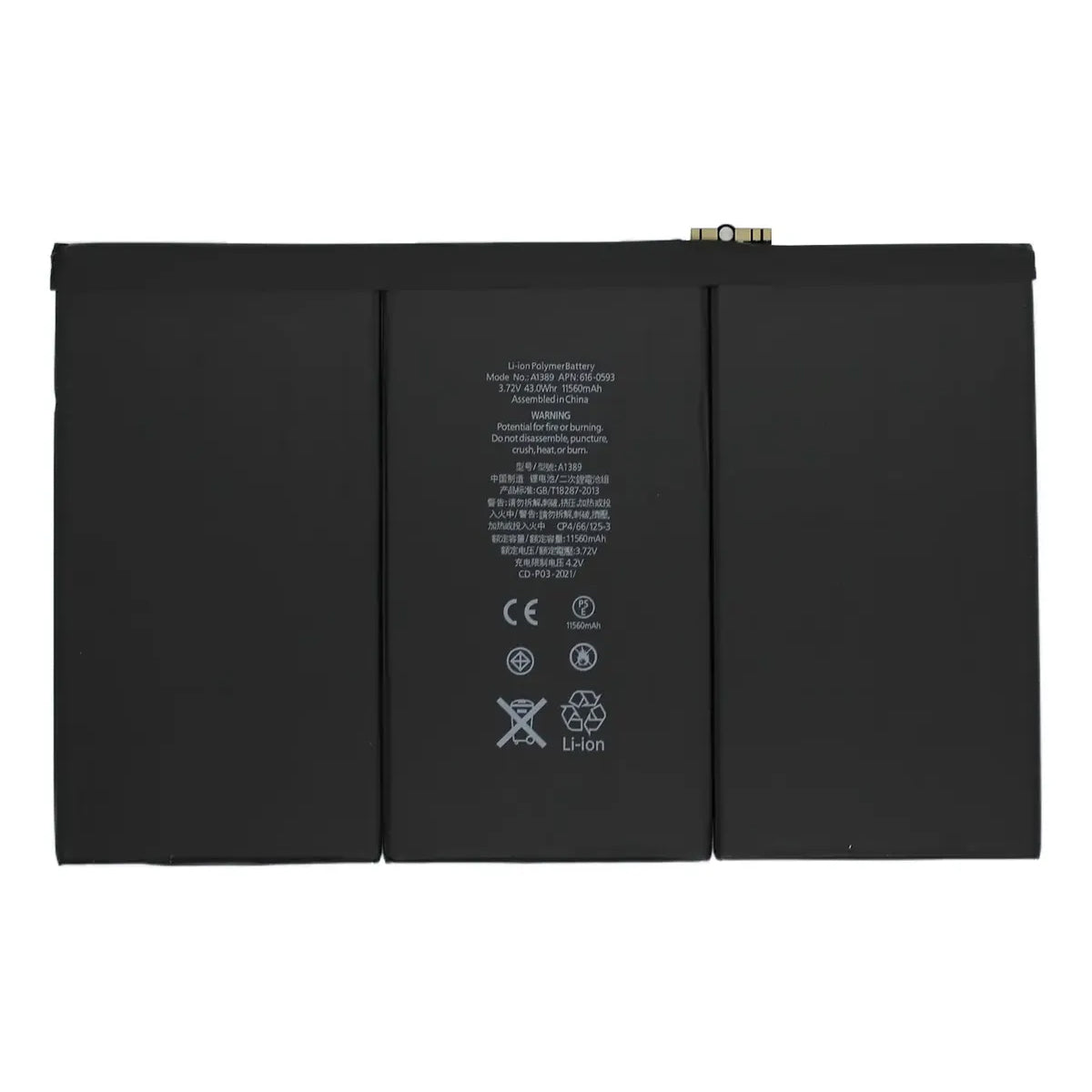 Batería compatible con iPad 3 y iPad 4 A1389