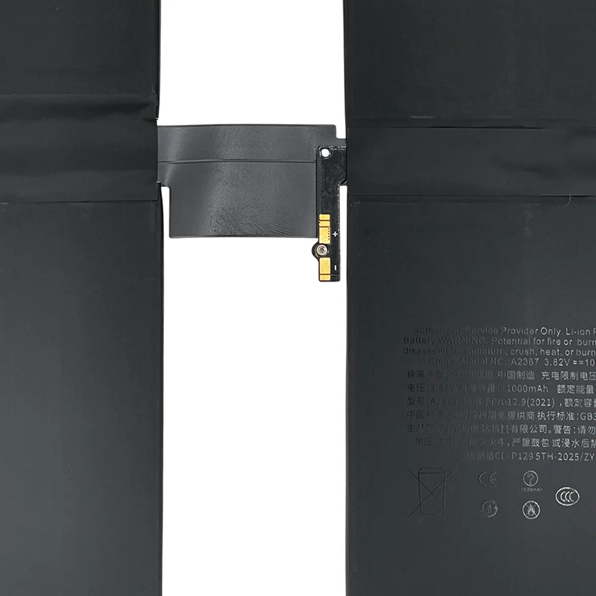Batería compatible con iPad Pro 12.9" de 2021-2022 A2387