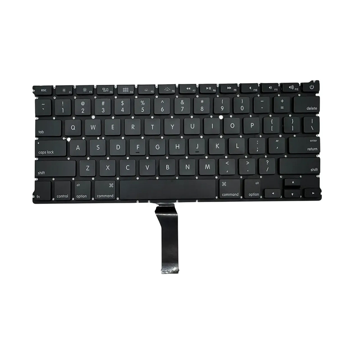 Teclado compatible con MacBook Air 13.3 A1466/A1369 inglés negro