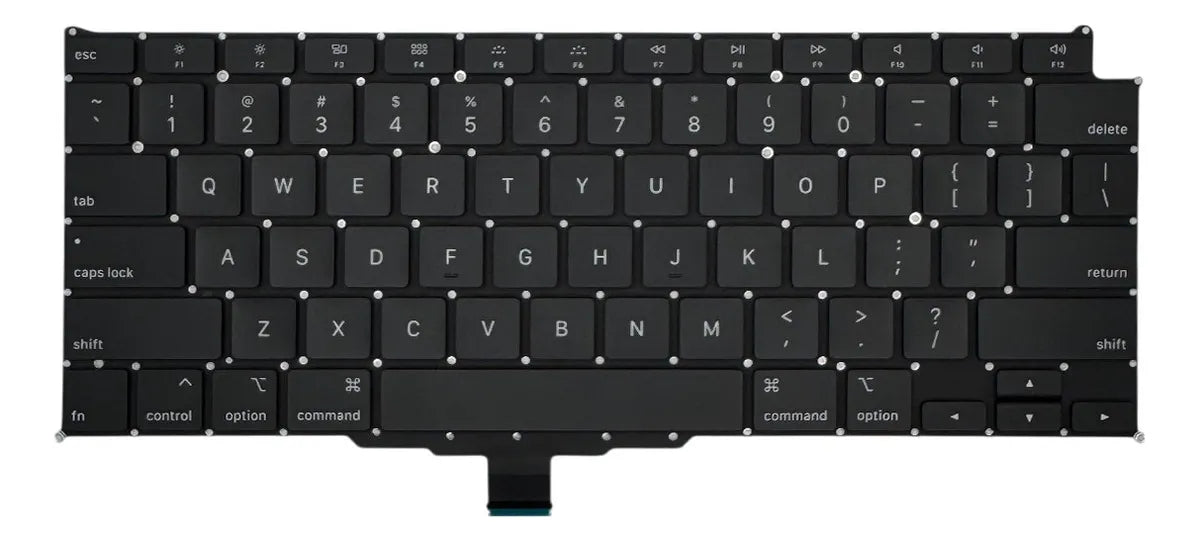 Teclado compatible con Macbook Air 13" pulgadas - Versión Inglés