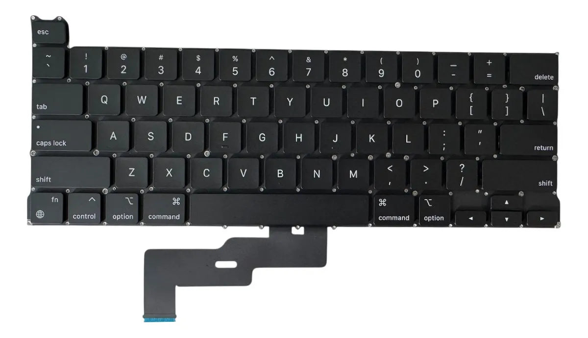 Teclado compatible para Macbook Pro 13" pulgadas - Versión Inglés