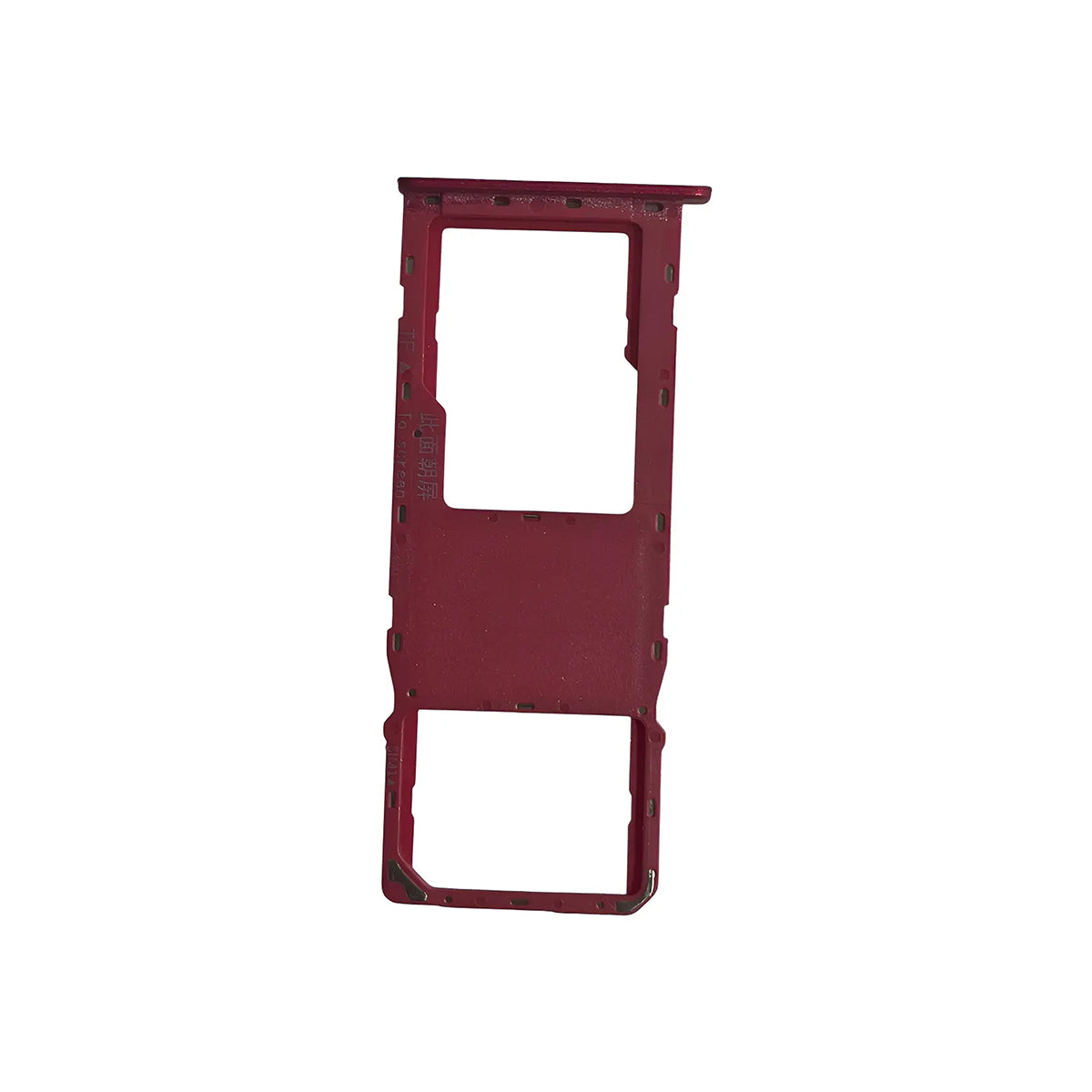 Bandeja porta SIM Samsung Galaxy A03s roja normal