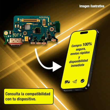 Flexor Centro de Carga Compatible con Samsung A54