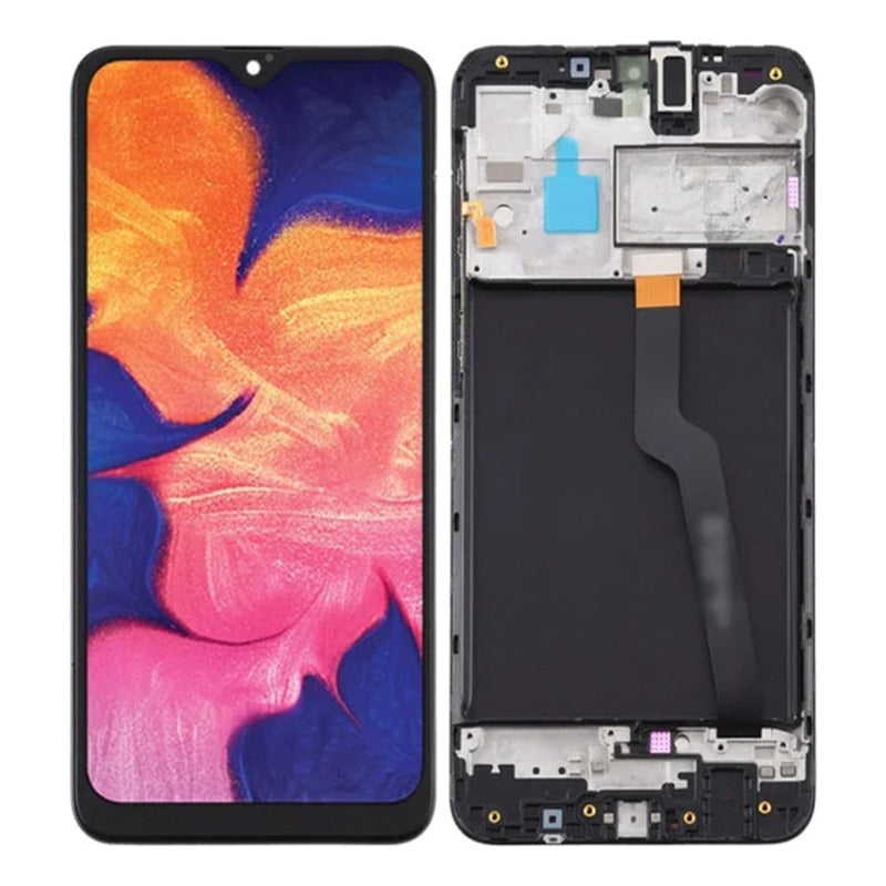 Pantalla con Marco compatible con Samsung A10