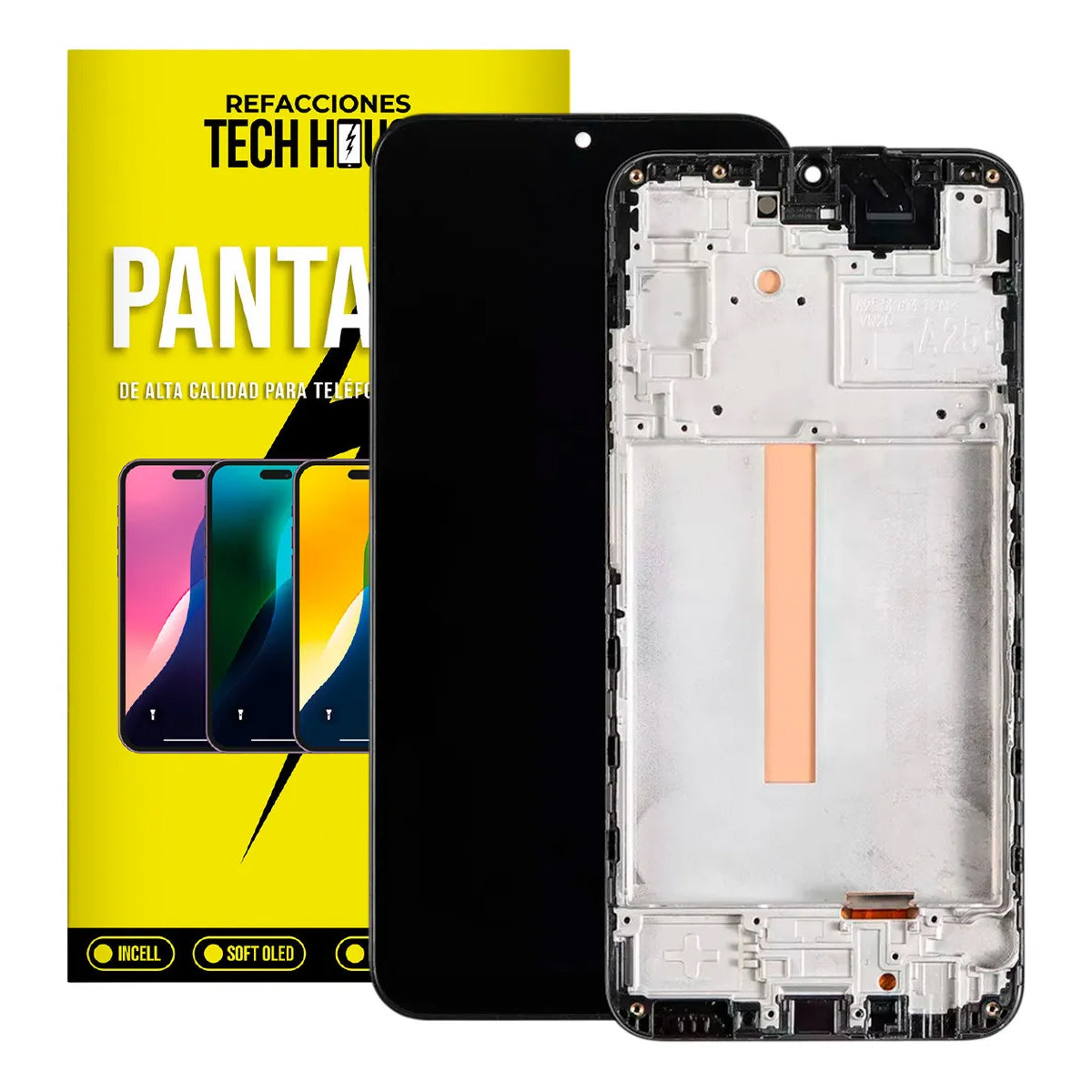 Pantalla con Marco compatible con Samsung Galaxy A25 5G