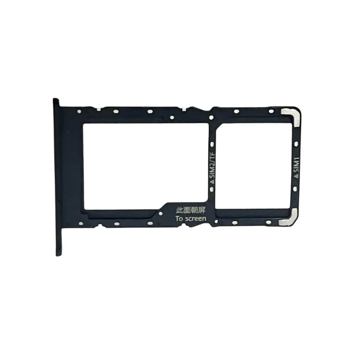 Bandeja porta SIM compatible con Huawei Nova Y61 EVE-LX9 negra