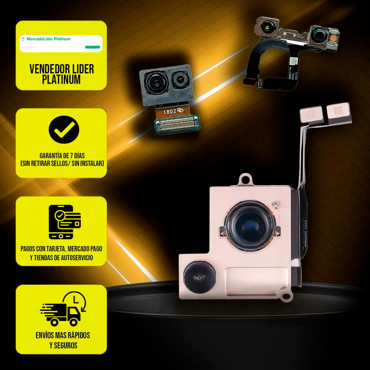 Cámara Trasera Compatible con Huawei Y8s JKM-LX1