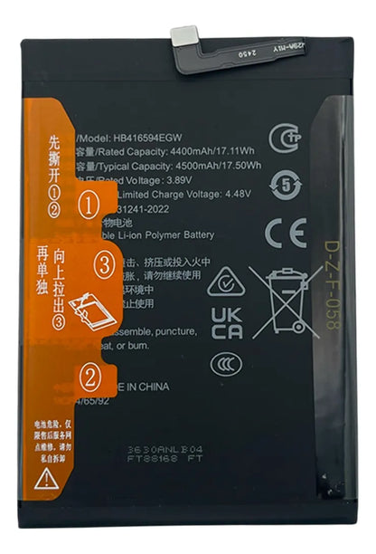 Batería compatible con Honor X8A HB416594EGW CRT-LX1