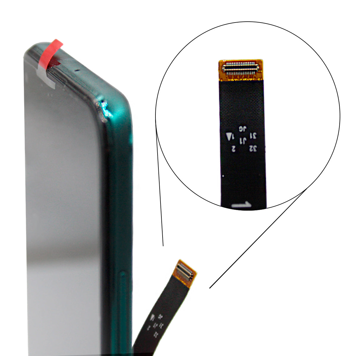 Pantalla con Marco Compatible con Huawei P40 Lite