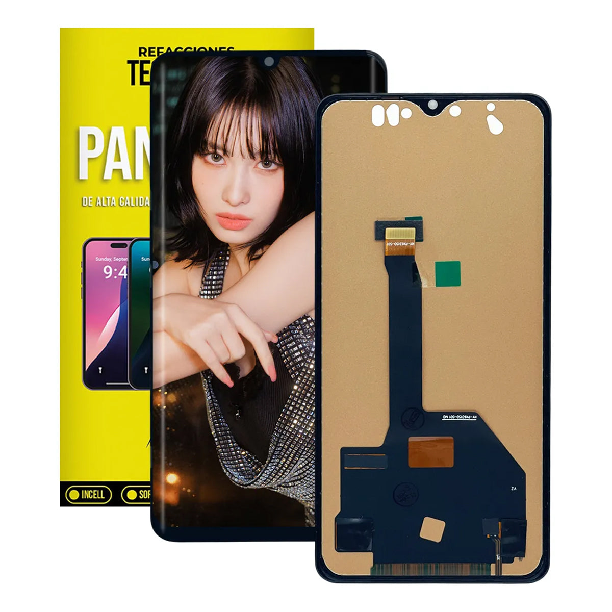 Pantalla OLED con Marco compatible con Huawei P30 Pro