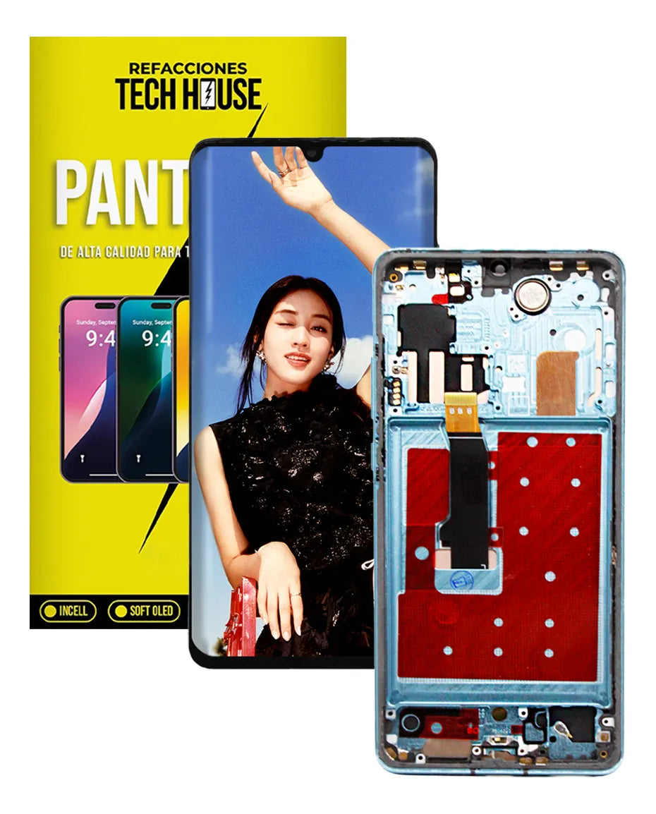 Pantalla compatible con Huawei P30 Pro con Marco VOG-L29 Oled