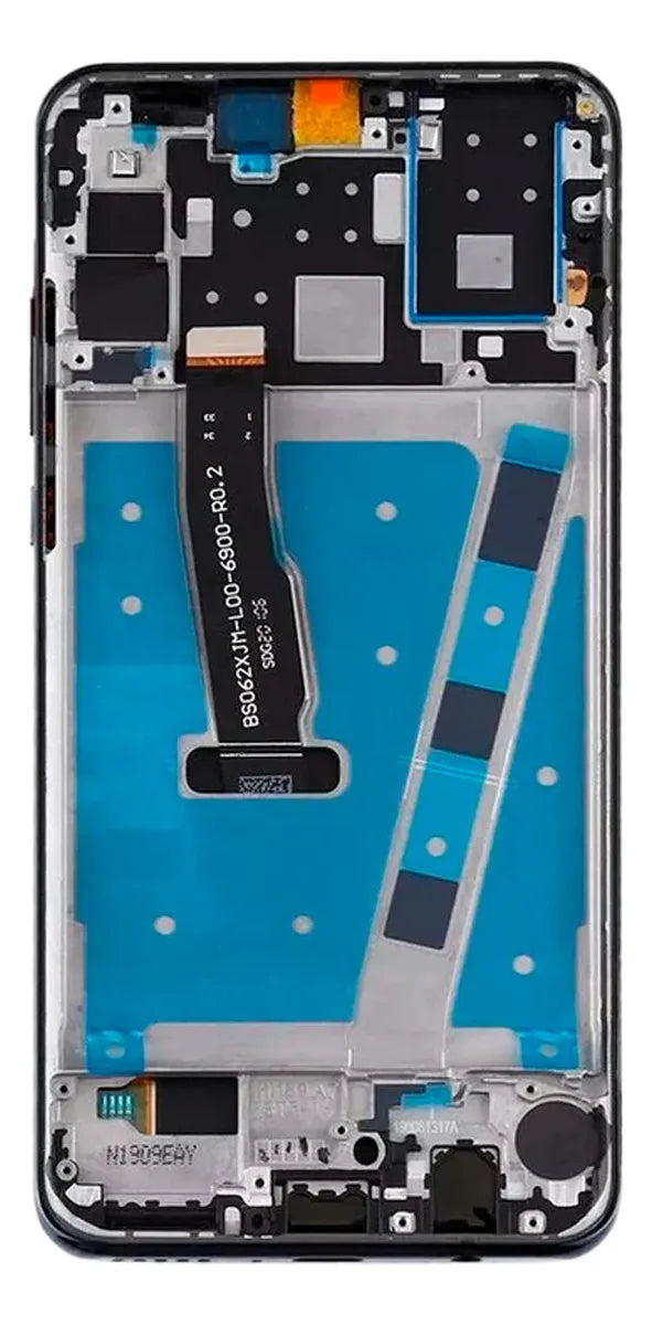 Pantalla compatible con Huawei P30 Lite / Nova 4E con Marco - Negro