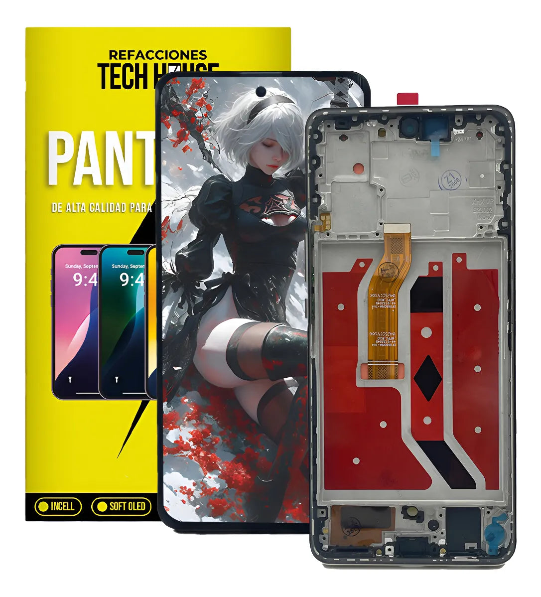 Pantalla con Marco compatible con Honor Magic 6 Lite & Honor X50